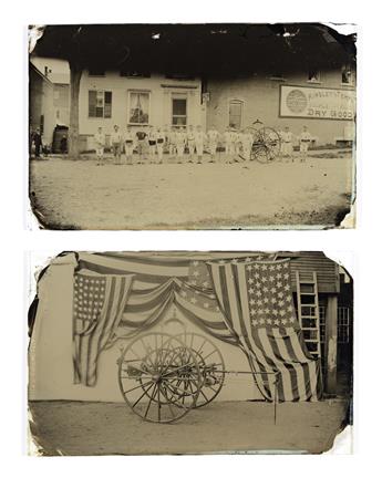 (CASED IMAGES) A group of more than 100 cased images, including about half daguerreotypes and half ambrotypes.